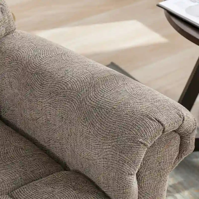 Oversized Rocker Manual Overstuffed Swivel Recliners for Big Man