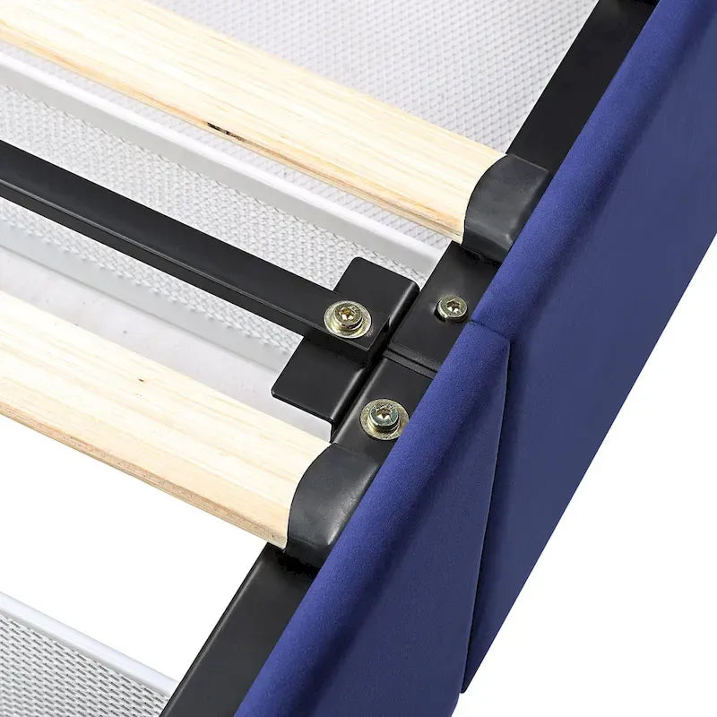 Furniture of America Dustir Art Deco Upholstered 4-drawer Platform Storage Bed