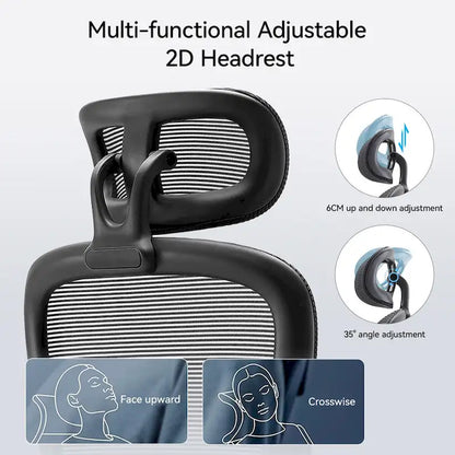 SIHOO Ergonomic High Back Office Chair for Big and Tall People Black - 75*70*126