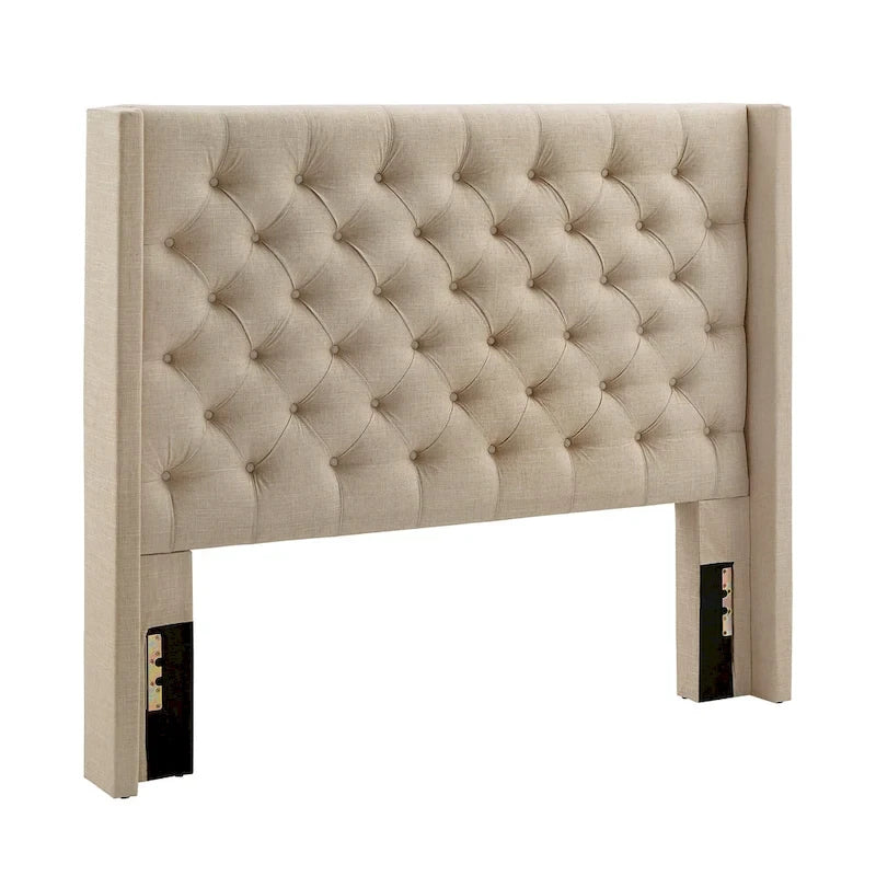 Naples Full-size Wingback Button-tufted Headboard by iNSPIRE Q Artisan