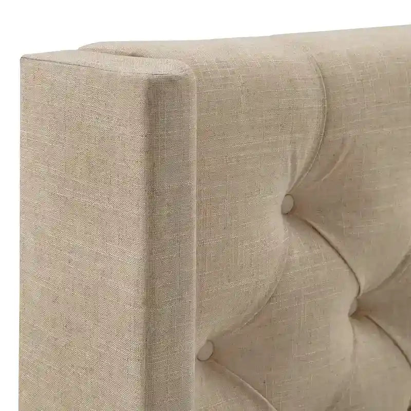 Naples Full-size Wingback Button-tufted Headboard by iNSPIRE Q Artisan