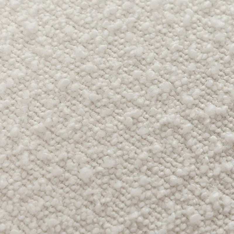 KINWELL 34 W Upholstered Boucle Swivel Barrel Accent Chair