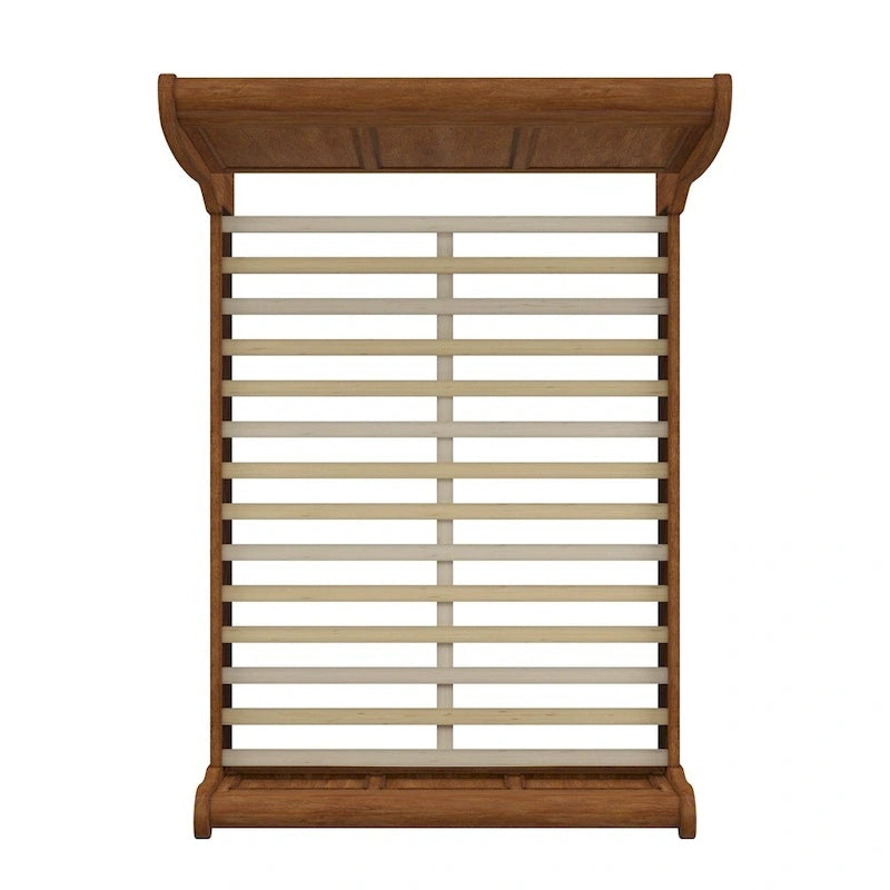 Ediline Queen Size Wood Sleigh Storage Platform Bed by iNSPIRE Q Classic