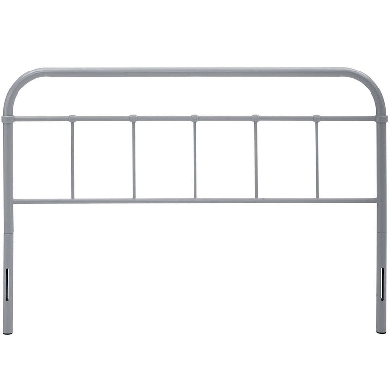 Lomita Classic King Size Grey Metal Headboard