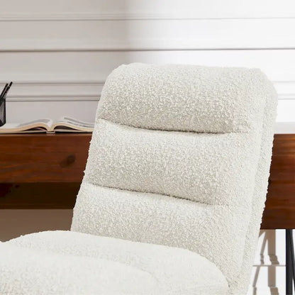 Art Leon Mid-Century Modern Genuine Leather Home Office Desk Chair