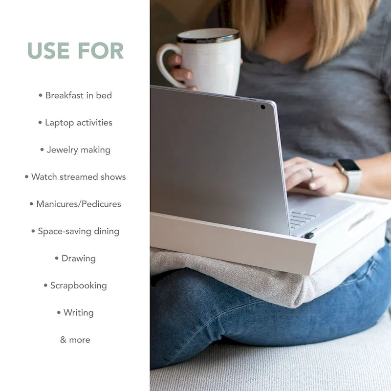 Rossie Home Lap Tray with detachable pillow