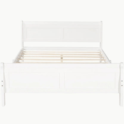 Full Queen Twin Size Wood Platform Bed