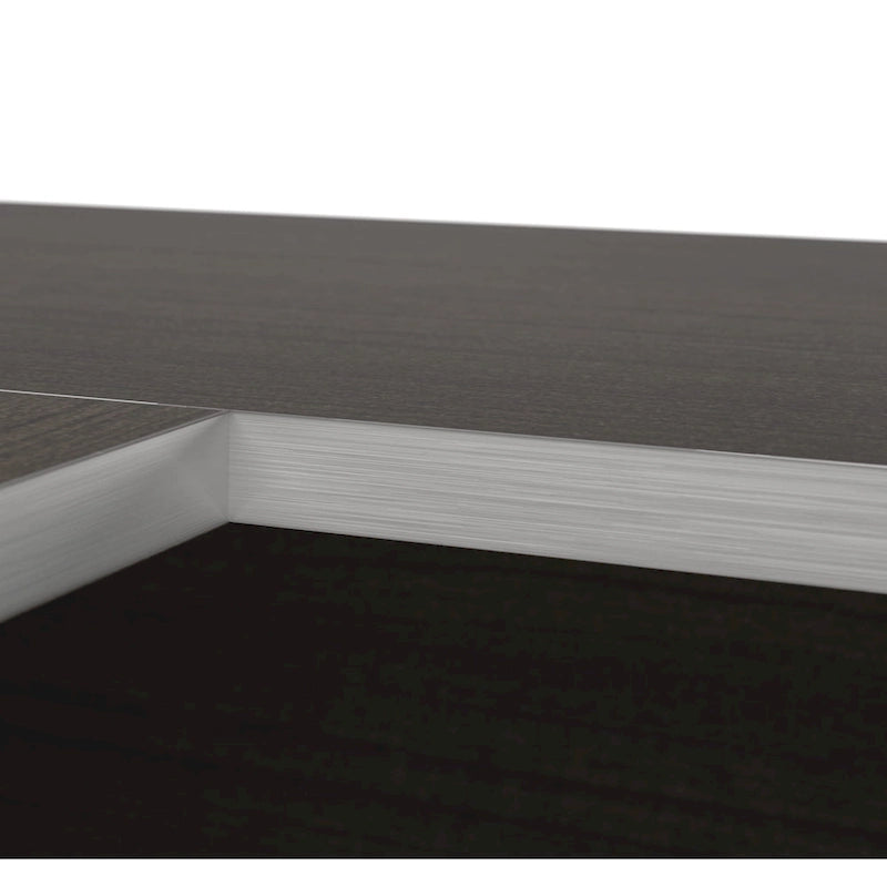 Ridgeley U-Shaped Office Desk with Cabinet and Hutch by Bestar