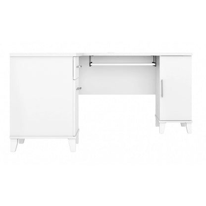 Bush Furniture Somerset 60W L Shaped Desk with Drawers and Storage