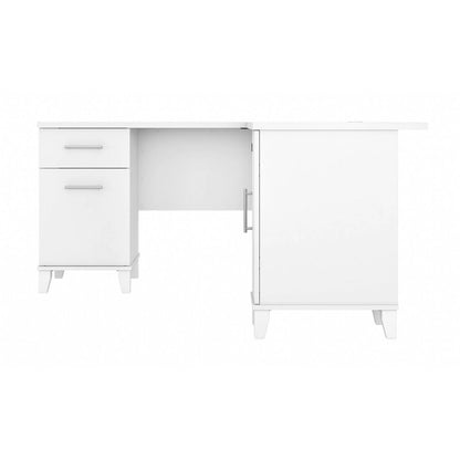 Bush Furniture Somerset 60W L Shaped Desk with Drawers and Storage