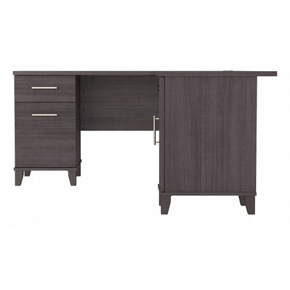 Bush Furniture Somerset 60W L Shaped Desk with Drawers and Storage