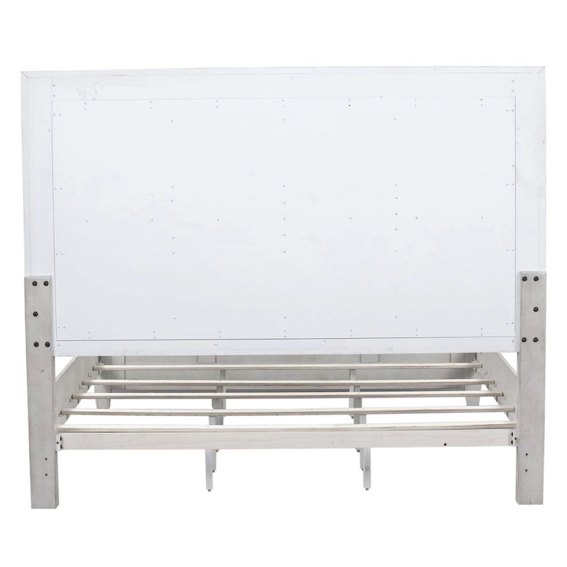 Heartland Antique White King Decorative Panel Headboard