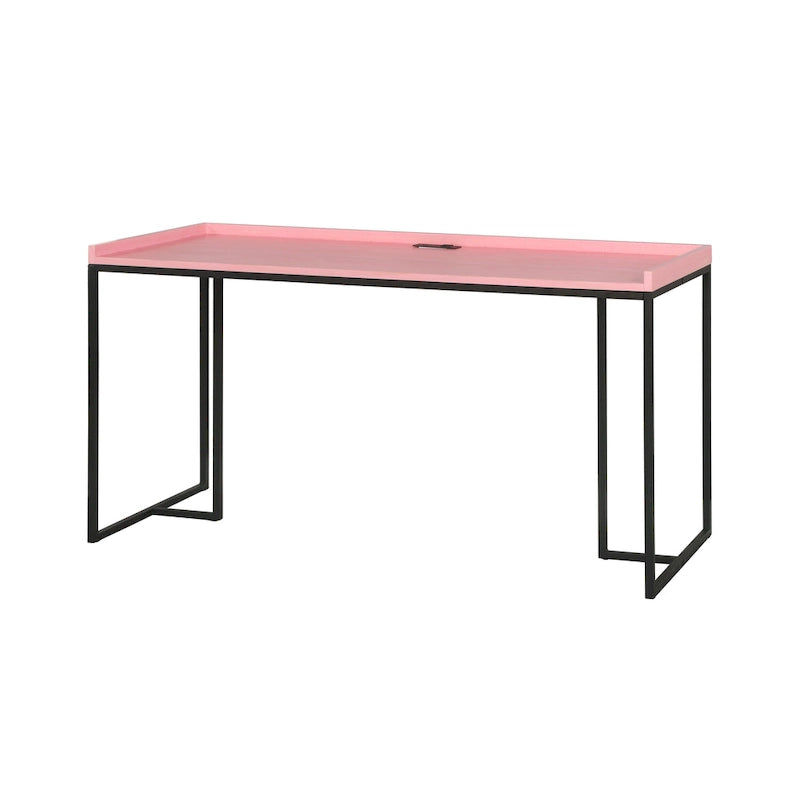 Magnus Industrial 59-inch Metal Computer Desk with USBs by Furniture of America