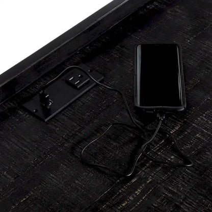 Magnus Industrial 59-inch Metal Computer Desk with USBs by Furniture of America