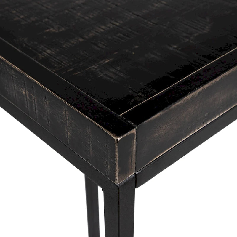 Magnus Industrial 59-inch Metal Computer Desk with USBs by Furniture of America