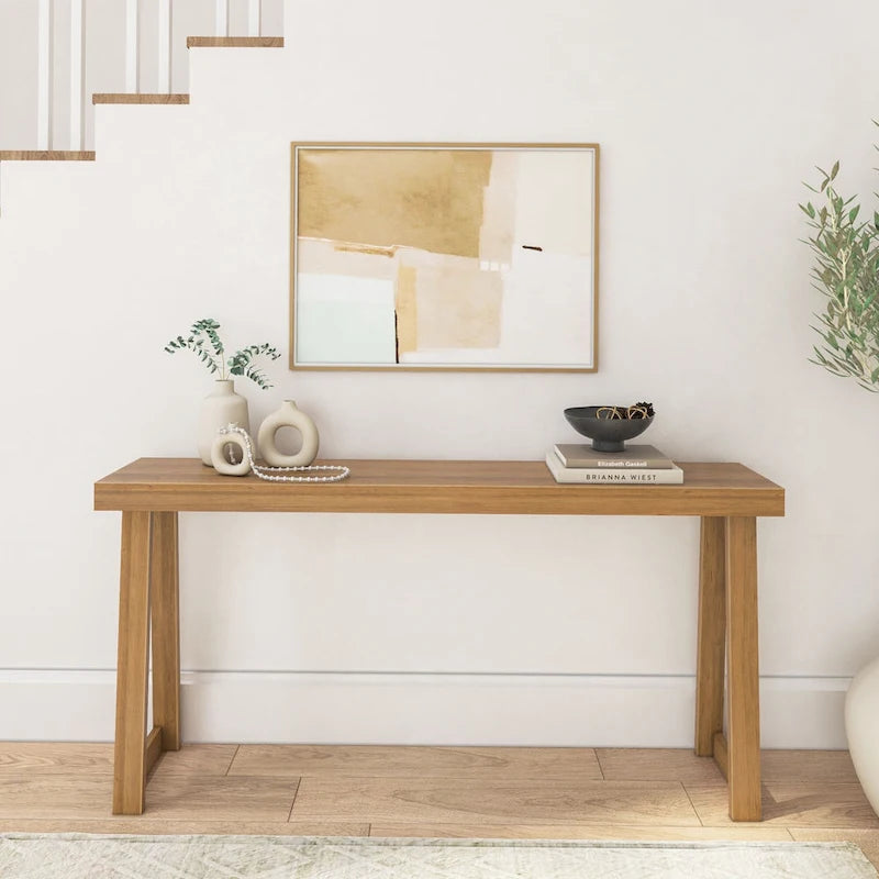 Plank and Beam Classic Solid Wood Console Table - 66