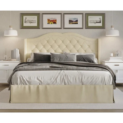 Bruce Tufted Upholstered Platform Bed