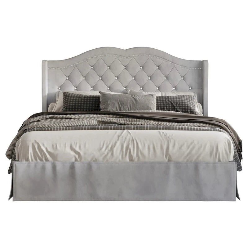 Bruce Tufted Upholstered Platform Bed