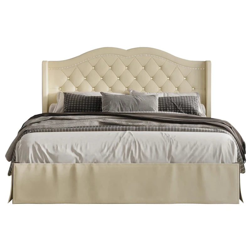 Bruce Tufted Upholstered Platform Bed