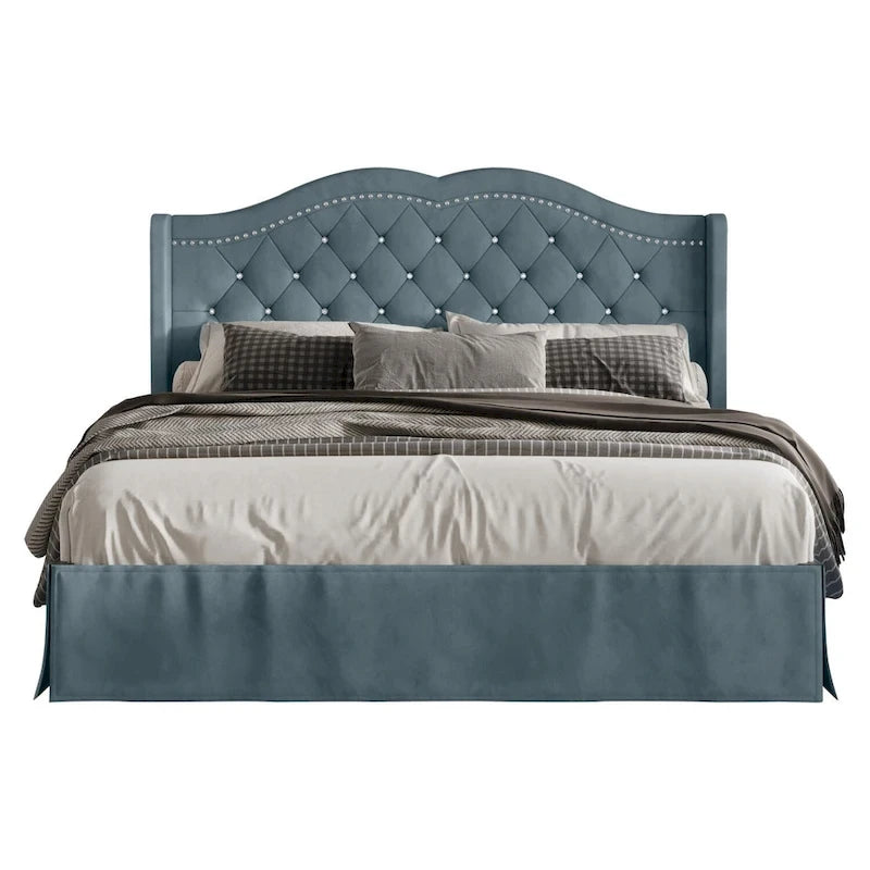 Bruce Tufted Upholstered Platform Bed