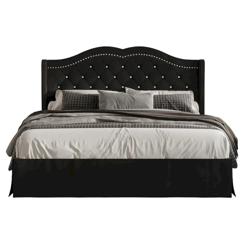 Bruce Tufted Upholstered Platform Bed