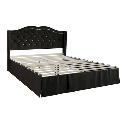 Bruce Tufted Upholstered Platform Bed