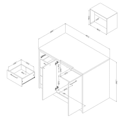 South Shore Myro Kitchen Island