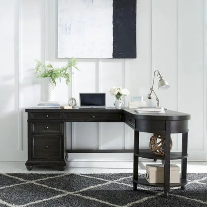 Harvest Home Chalkboard Opt L Shaped Desk Set