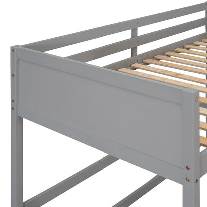 Merax Solid Wood Twin Size Loft Bed with Ladder