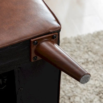 Pushback Recliner Chair, Fabric Armchair Push Back Recliner with Rivet Decoration, Single Sofa Accent Chair