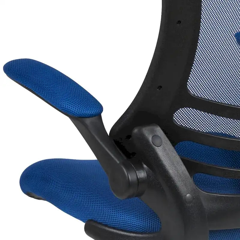 Mid-Back Ergonomic Drafting Chair with Adjustable Foot Ring and Flip-Up Arms