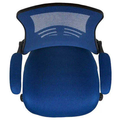 Mid-Back Ergonomic Drafting Chair with Adjustable Foot Ring and Flip-Up Arms
