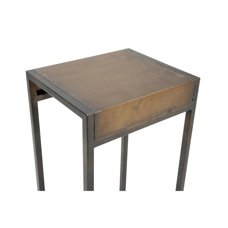 Metal Side Nesting Tables, Set of 3