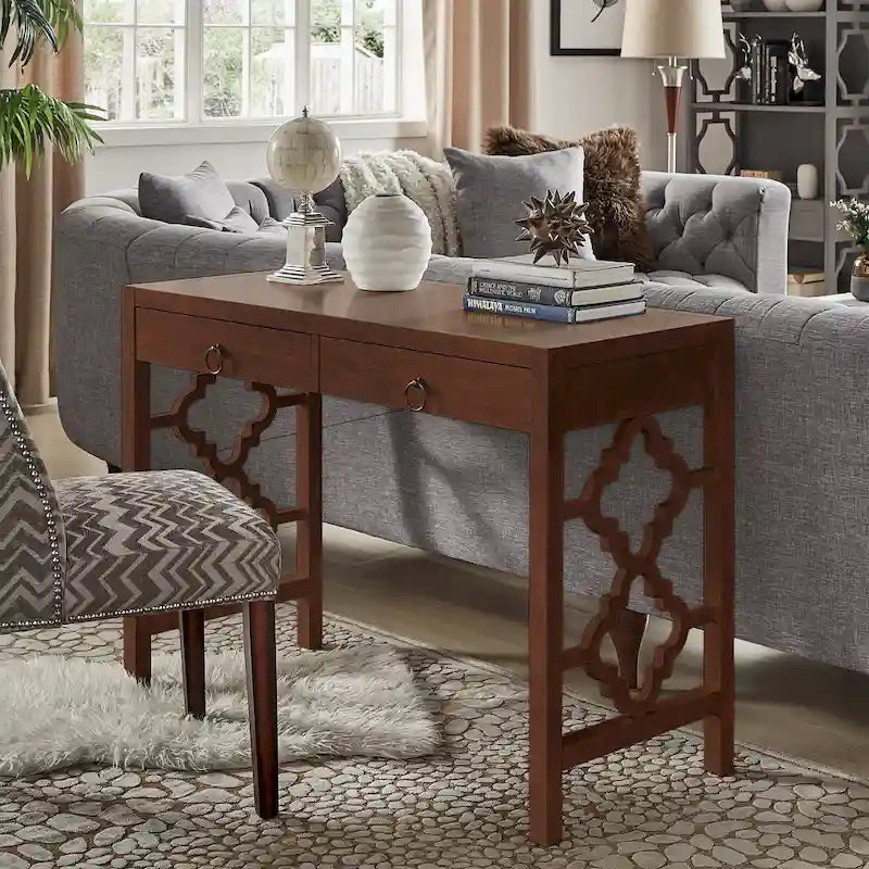 Andi 2-Drawer Writing Desk by iNSPIRE Q Classic