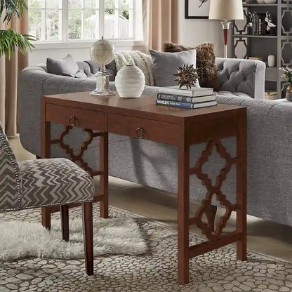 Andi 2-Drawer Writing Desk by iNSPIRE Q Classic