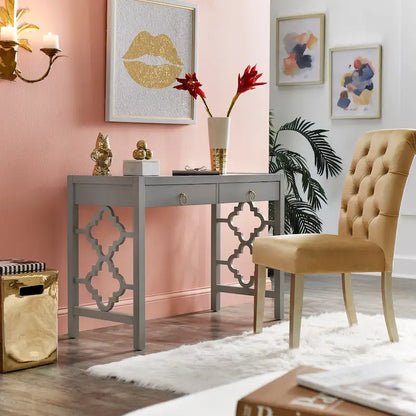 Andi 2-Drawer Writing Desk by iNSPIRE Q Classic