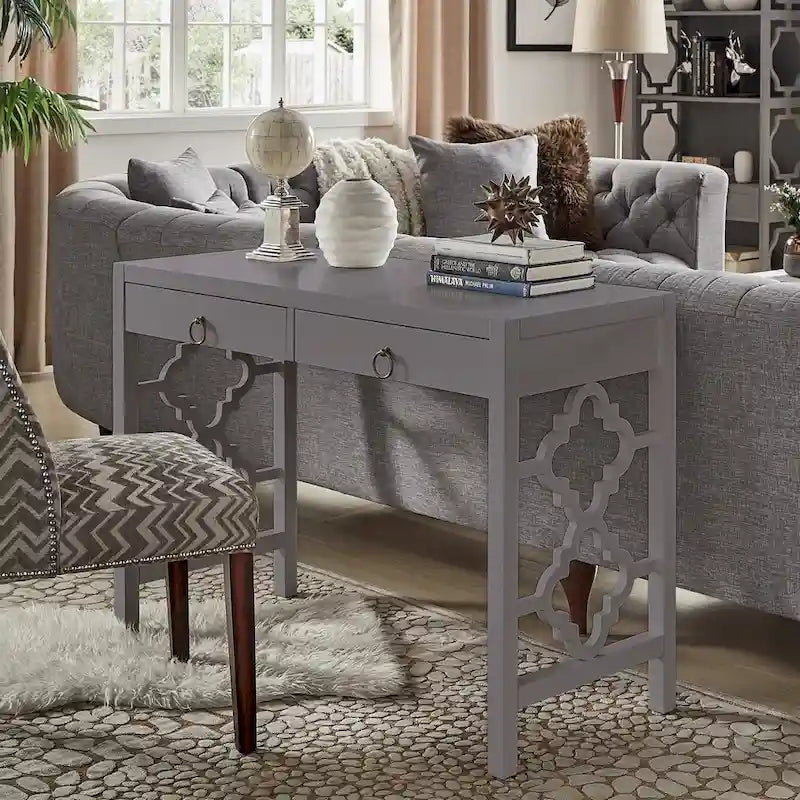 Andi 2-Drawer Writing Desk by iNSPIRE Q Classic