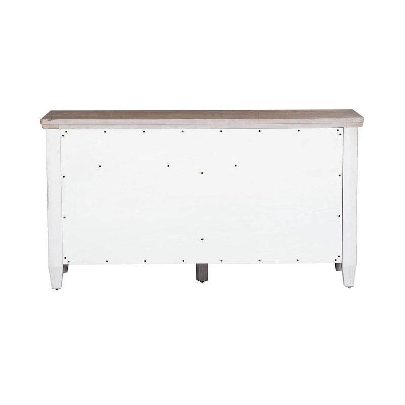 Heartland Antique White Tobacco Credenza