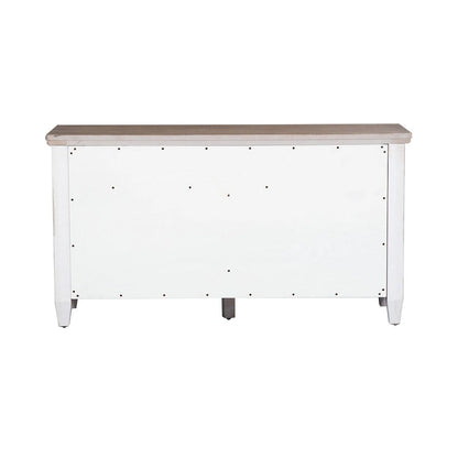 Heartland Antique White Tobacco Credenza