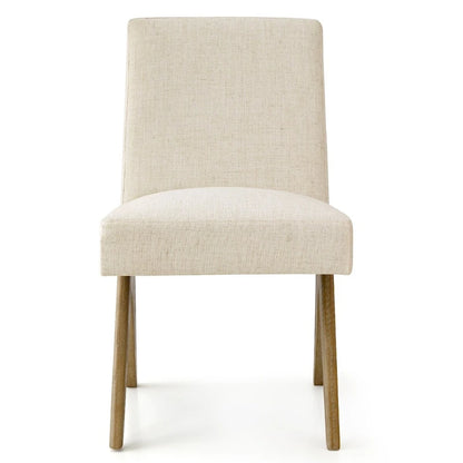 Linen Mid Century Modern Dining Chair
