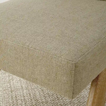 Linen Mid Century Modern Dining Chair