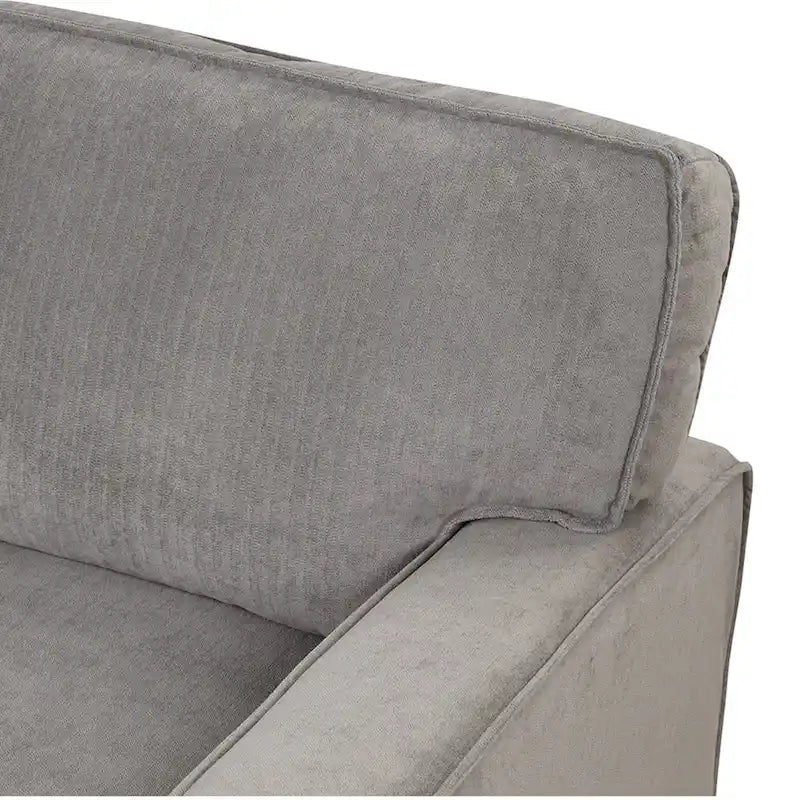 Pull Out Couch Futon Bed with USB Ports and Cup Holders ,Sectional Sofa with Storage Chaise