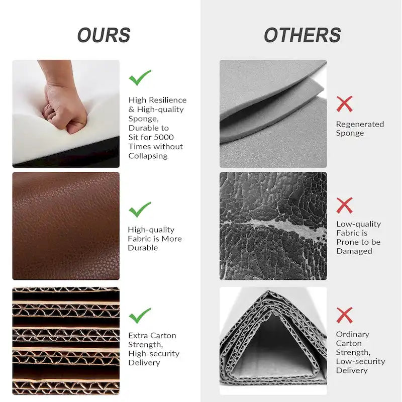 Felipe Modern Genuine Leather Swivel Chair With Tufted Back By HULALA HOME