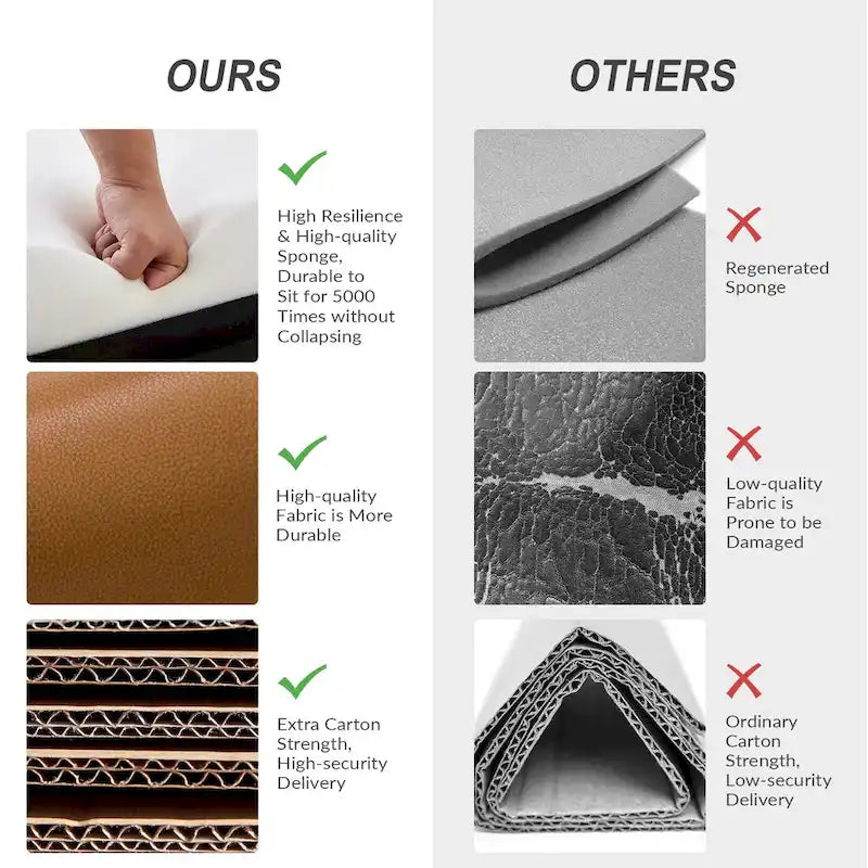 Felipe Modern Genuine Leather Swivel Chair With Tufted Back By HULALA HOME