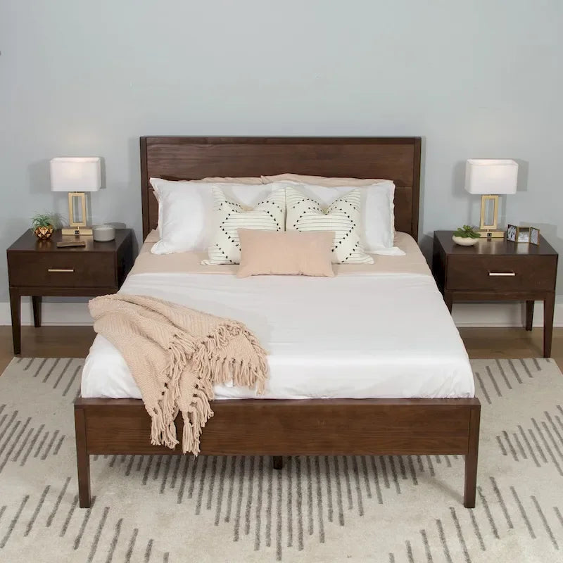 Plank and Beam Queen Size Bed