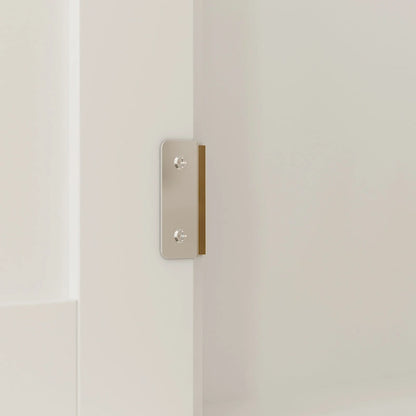 104.3x82.3 Complete Entertainment Wall Unit White TV Stand Display