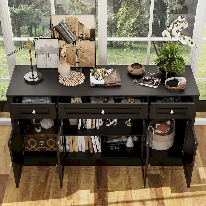 104.3x82.3 Complete Entertainment Wall Unit White TV Stand Display