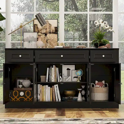 104.3x82.3 Complete Entertainment Wall Unit White TV Stand Display