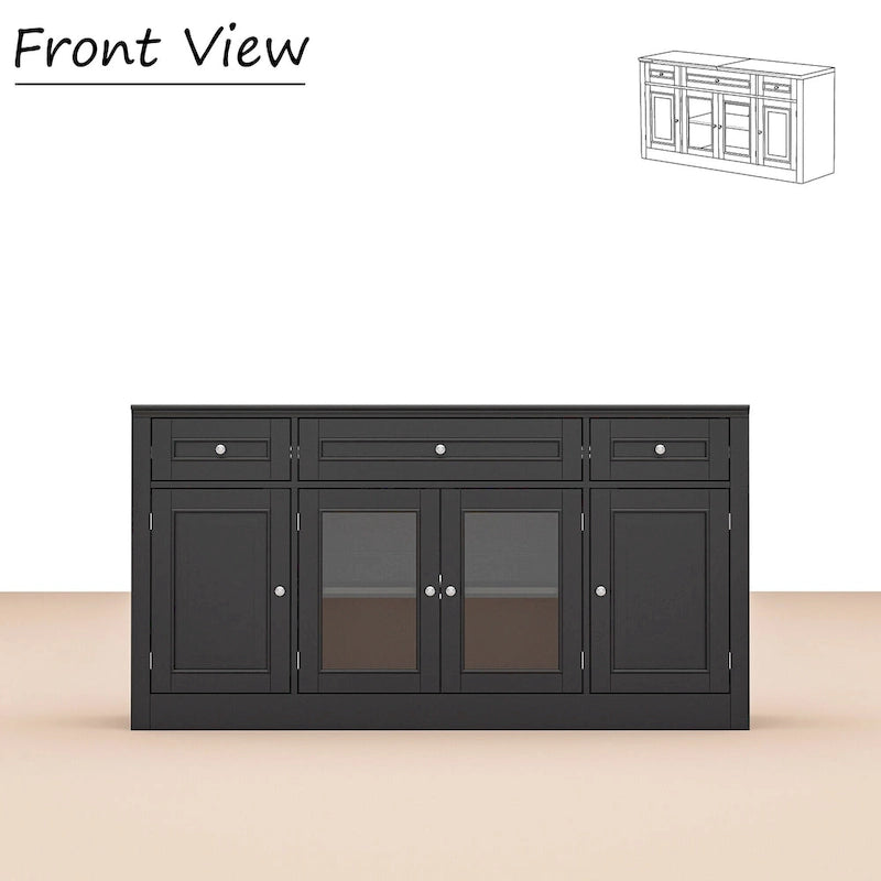 104.3x82.3 Complete Entertainment Wall Unit White TV Stand Display