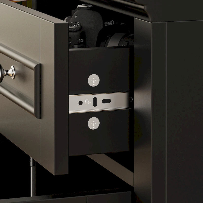 104.3x82.3 Complete Entertainment Wall Unit White TV Stand Display